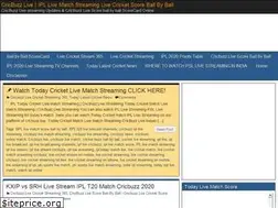Sites similar to cricbuzz.live