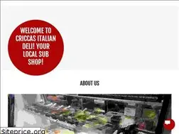 Sites similar to criccasitaliandeli.com