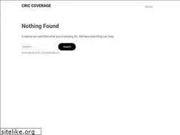 Sites similar to criccoverage.com