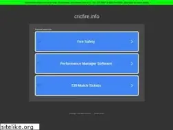 Sites similar to cricfire.info