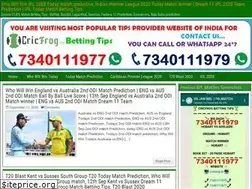 Sites similar to cricfrog.in