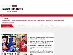 Sites similar to cricinfonews.com