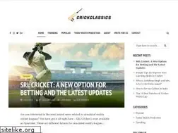 Sites similar to crickclassics.com