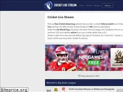 Sites similar to cricket-live.stream