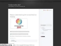 Sites similar to cricketaction24x7.blogspot.com