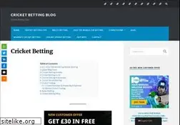 Sites similar to cricketbettingblog.com