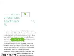 Sites similar to cricketclubapts.com