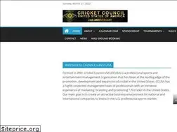 Sites similar to cricketcouncilusa.com