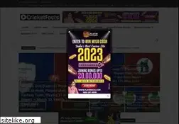 Sites similar to cricketfacts.in