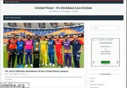 Sites similar to cricketfever.org