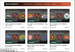 Sites similar to crickethighlights2.cricket