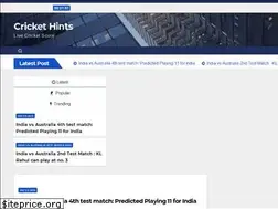 Sites similar to crickethints.com