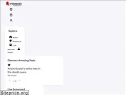 Sites similar to cricketpedia.in