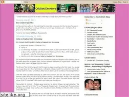 Sites similar to cricketplusnews.blogspot.com