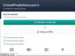 Sites similar to cricketpredictions.com