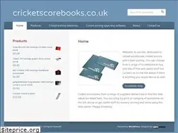 Sites similar to cricketscorebooks.co.uk