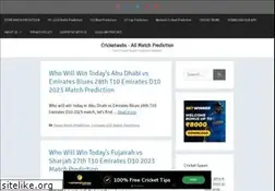 Sites similar to cricketwebs.com