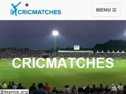 Sites similar to cricmatches.com