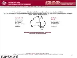 Sites similar to cricos.education.gov.au