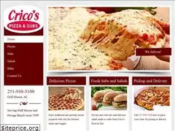 Sites similar to cricospizzaandsubs.com