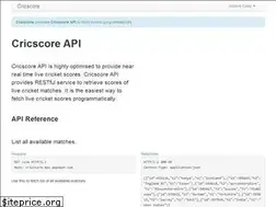 Sites similar to cricscore-api.appspot.com