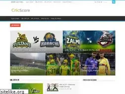 Sites similar to cricscore.org