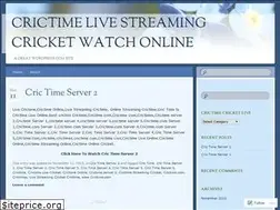 Sites similar to crictime07.wordpress.com