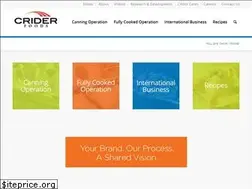 Sites similar to criderfoods.com