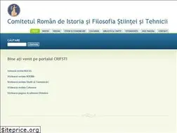 Sites similar to crifst.ro