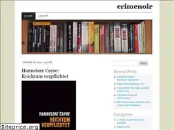 Sites similar to crimenoir.wordpress.com