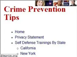 Sites similar to crimepreventiontips.org