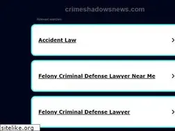 Sites similar to crimeshadowsnews.com