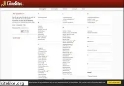 Sites similar to crimesites.nl