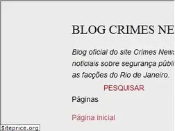 Sites similar to crimesnewsrj.blogspot.com