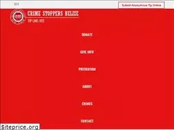 Sites similar to crimestoppersbelize.org