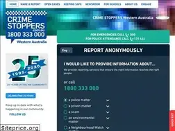 Sites similar to crimestopperswa.com.au
