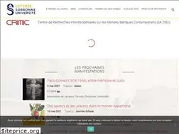 Sites similar to crimic-sorbonne.fr