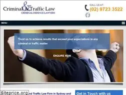 Sites similar to criminal-andtrafficlaw.com.au