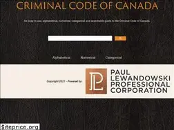 Sites similar to criminal-code.ca