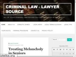 Sites similar to criminal-law-lawyer-source.com