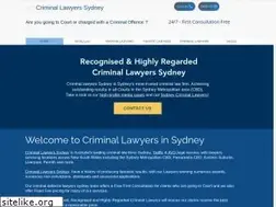 Sites similar to criminal-lawyers-sydney.com.au