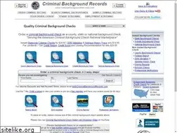 Sites similar to criminalbackgroundrecords.com