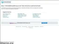 Sites similar to criminaldefenseattorneyco.com
