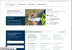 Sites similar to criminaldefenselawyer.com