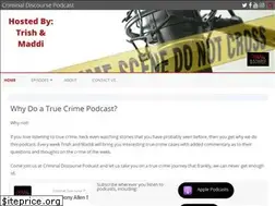 Sites similar to criminaldiscoursepodcast.com