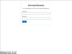 Sites similar to criminaldivision.com