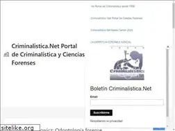 Sites similar to criminalistica.net