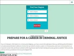 Sites similar to criminaljusticedegreehub.com