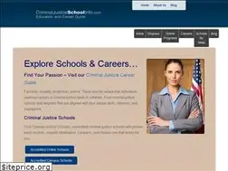 Sites similar to criminaljusticeschoolinfo.com