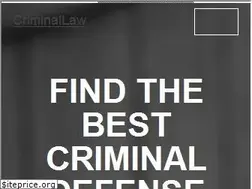 Sites similar to criminallaw.com